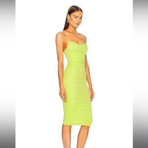 Michael Costello x REVOLVE India Midi Dress in Lime Green Size Small S